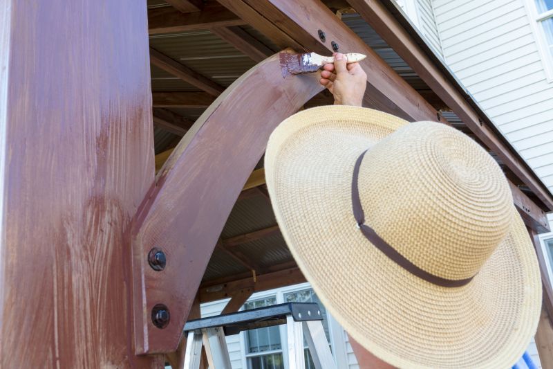 Wood House Staining